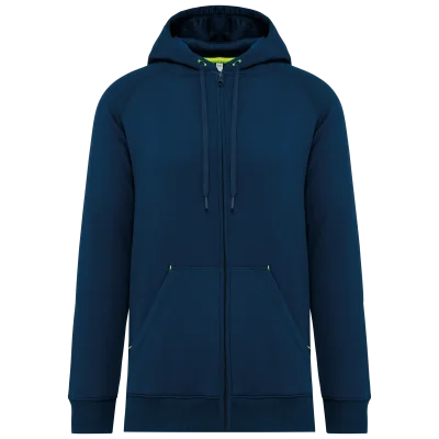 Veste zippée à capuche unisexe