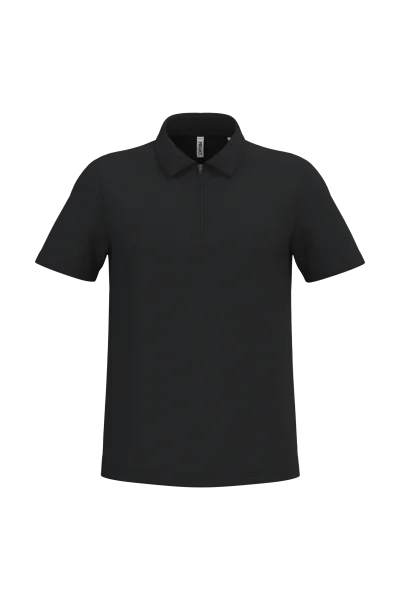 Polo de sport col 1/4 zip homme