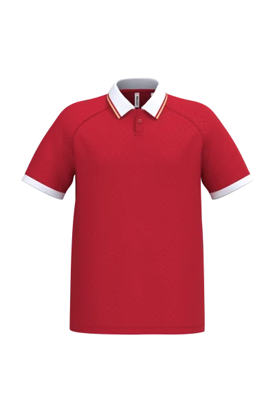 Maillot lifestyle à col polo unisexe