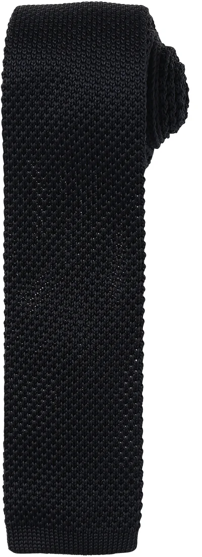 Cravate fine tricotée