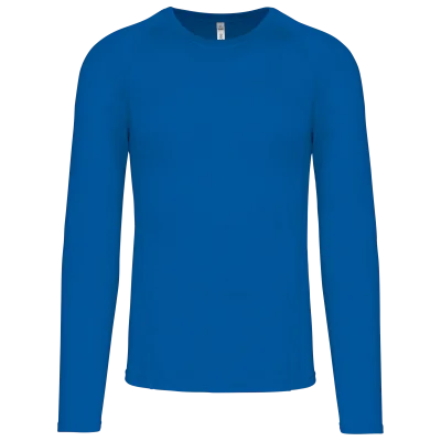 T-shirt double peau sport manches longues unisexe