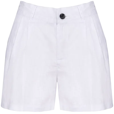 Short en lin femme