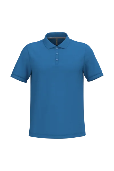 Polo piqué manches courtes homme