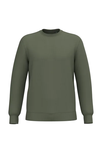 Sweat-shirt recyclé col rond unisexe