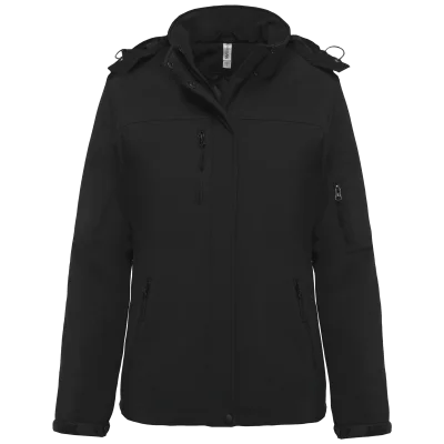 Parka softshell doublée capuche femme