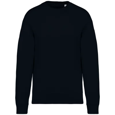 Sweat-shirt écoresponsable à col rond oversize unisexe