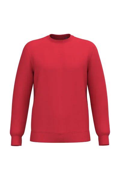 Sweat-shirt recyclé col rond unisexe