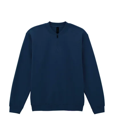 Sweat-shirt en molleton 1/4 zip