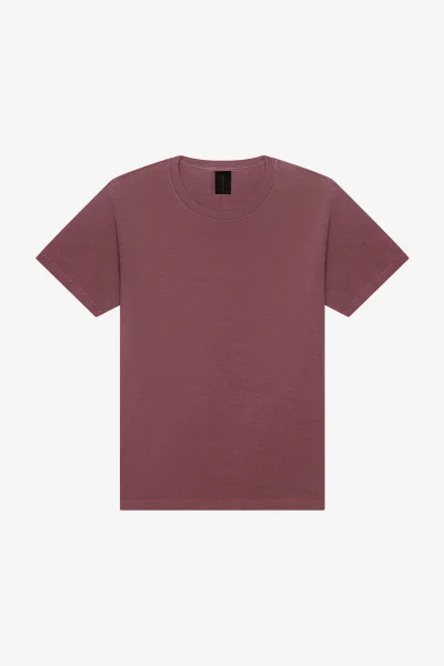 T-shirt délavé épais unisexe