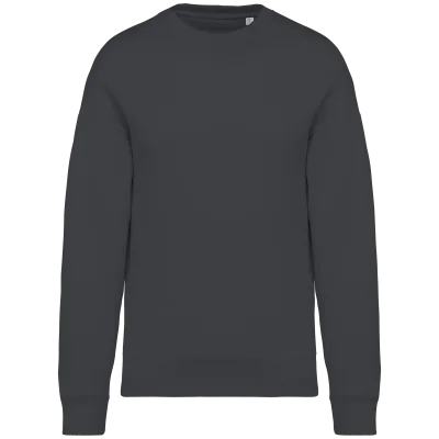 Sweat-shirt écoresponsable à col rond oversize unisexe