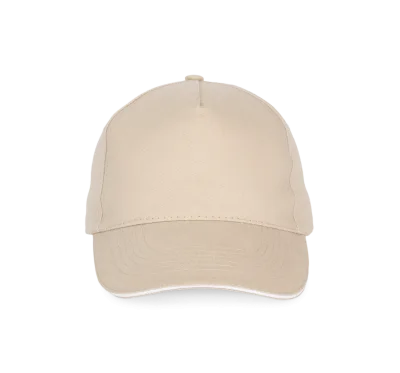 Casquette avec sandwich contrasté - 5 panneaux