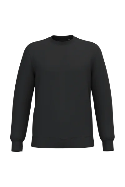 Sweat-shirt recyclé col rond unisexe