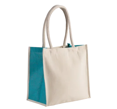 Sac cabas en coton / jute - 17 L