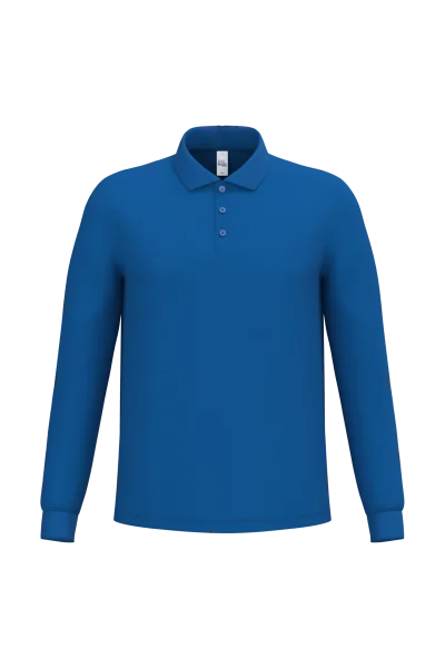 Polo piqué LSL homme