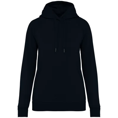 Sweat-shirt écoresponsable à capuche raglan femme