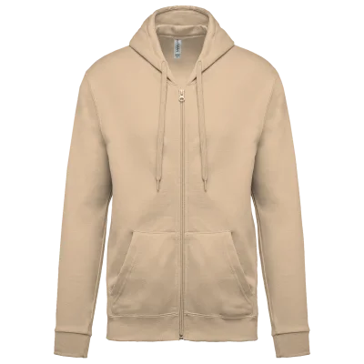 Sweat-shirt zippé capuche unisexe