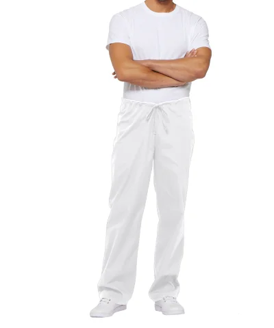 Pantalon à cordon de serrage à taille standard unisexe