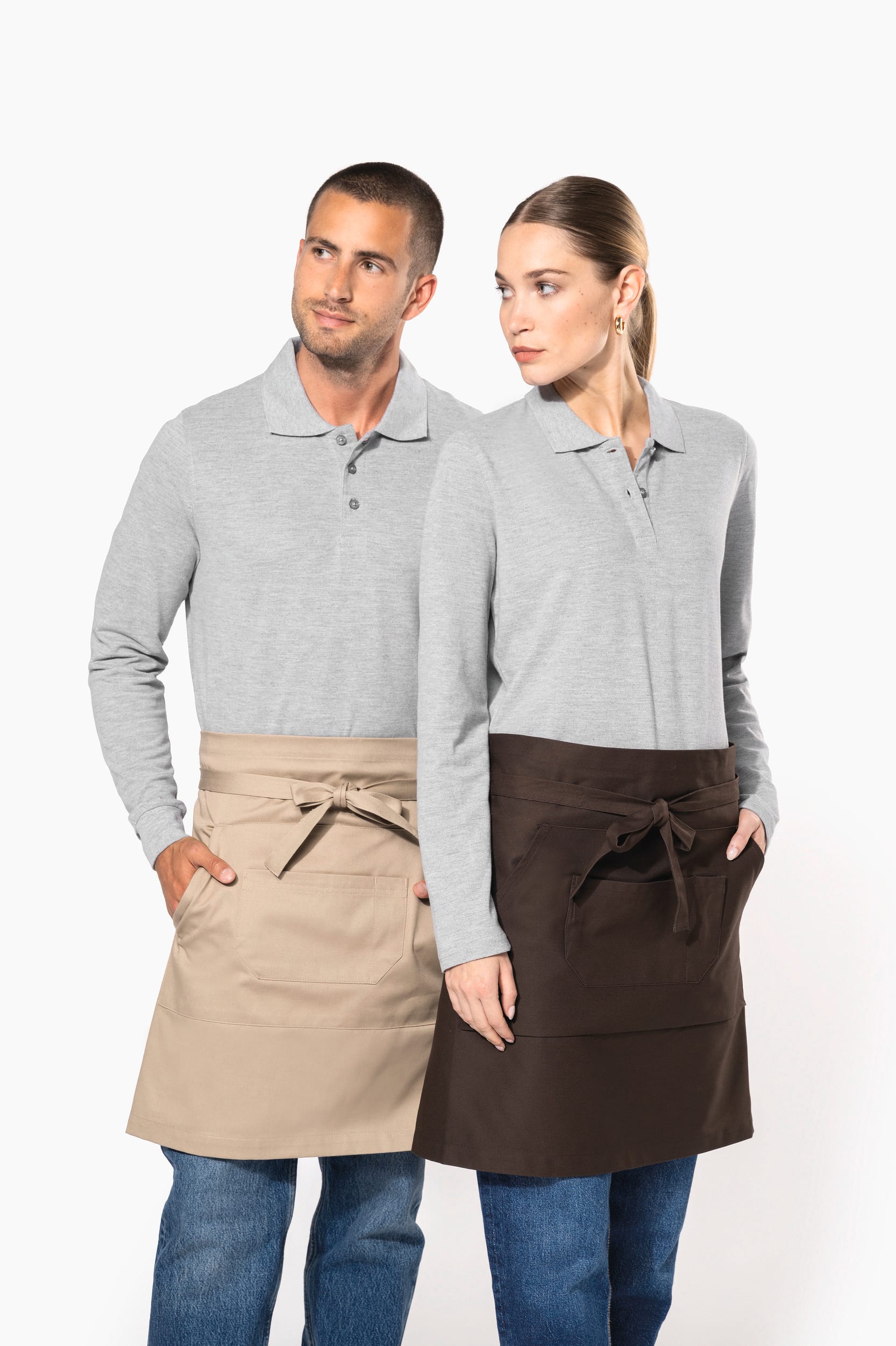 Tablier coton mi-long