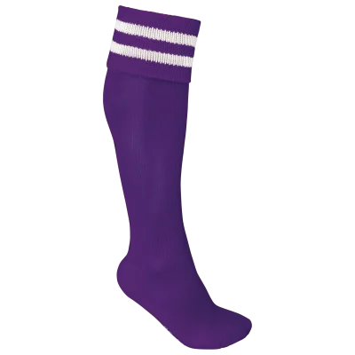 Chaussettes de sport rayées unisexe