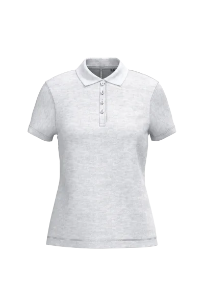 Polo piqué manches courtes femme