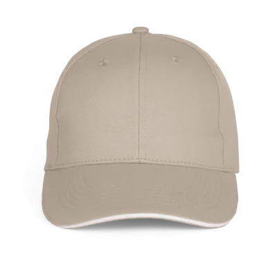 Casquette Baseball avec sandwich - 6 panneaux