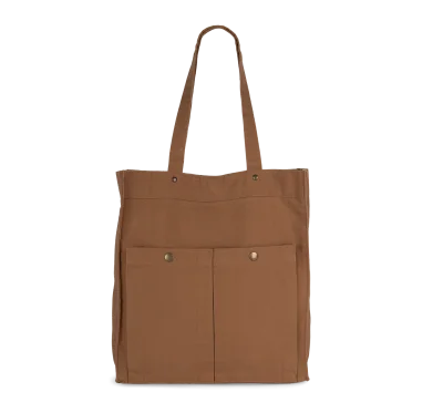 Sac à main à double poche frontale