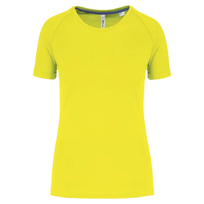 T-shirt de sport à col rond recyclé femme