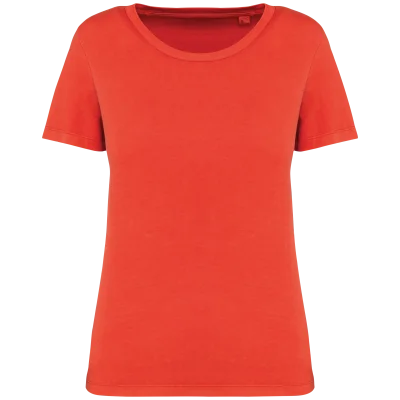 T-shirt écoresponsable délavé femme