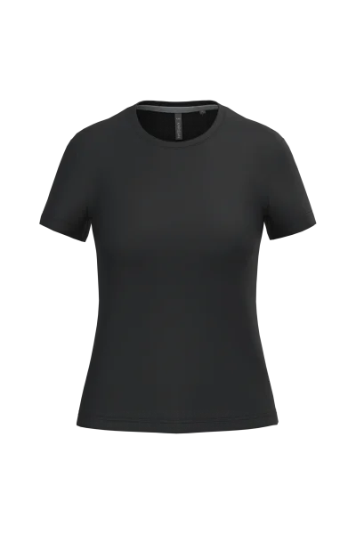 T-shirt col rond manches courtes femme
