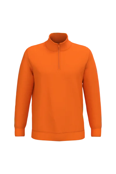 Sweat-shirt col zippé homme