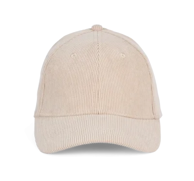 Casquette en velours - 6 panneaux