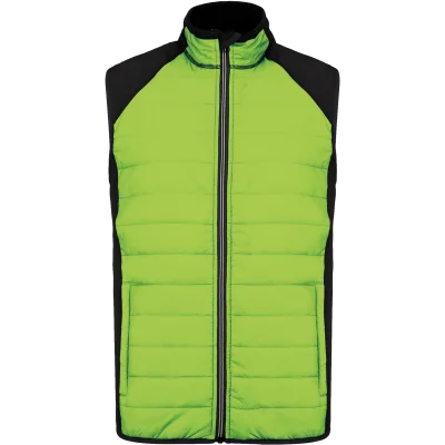 Veste sport bi-matière sans manches unisexe