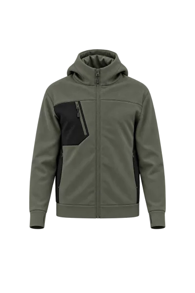 Veste outdoor zippée unisexe