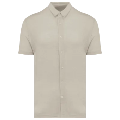 Chemise à manches courtes en lin homme