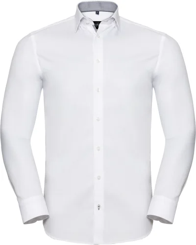Chemise à motifs chevrons manches longues