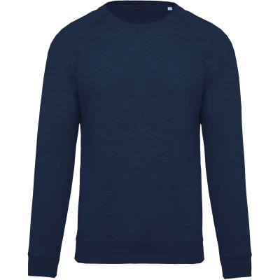 Sweat-shirt Bio col rond manches raglan homme