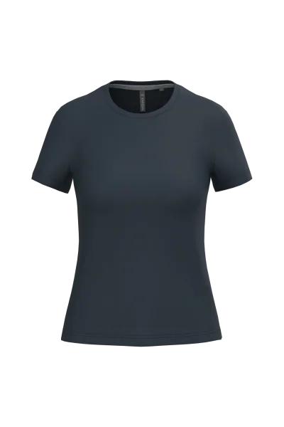 T-shirt col rond manches courtes femme