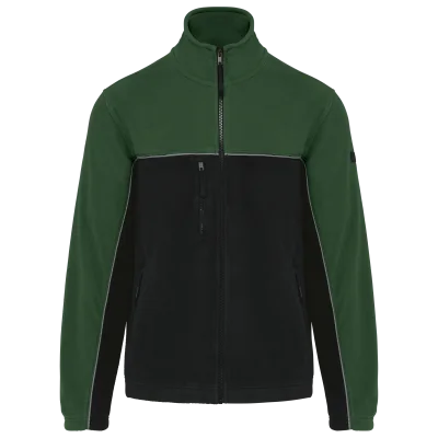 Veste micropolaire bicolore écoresponsable unisexe