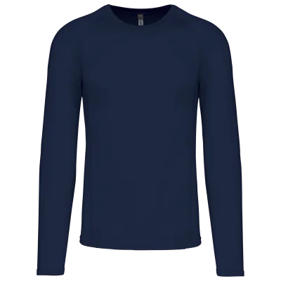 T-shirt double peau sport manches longues unisexe