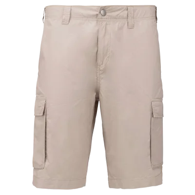 Bermuda léger multipoches homme