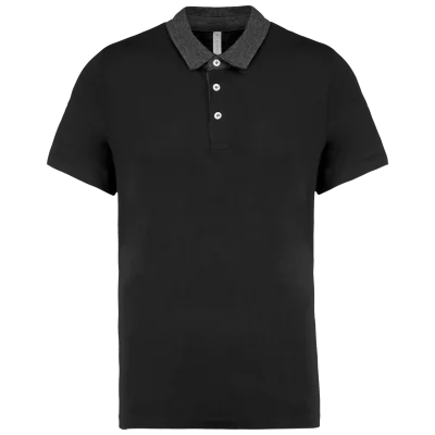 Polo jersey bicolore homme