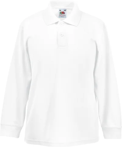 Polo enfant 65/35 manches longues
