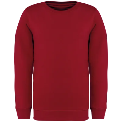 Sweat-shirt écoresponsable à col rond enfant