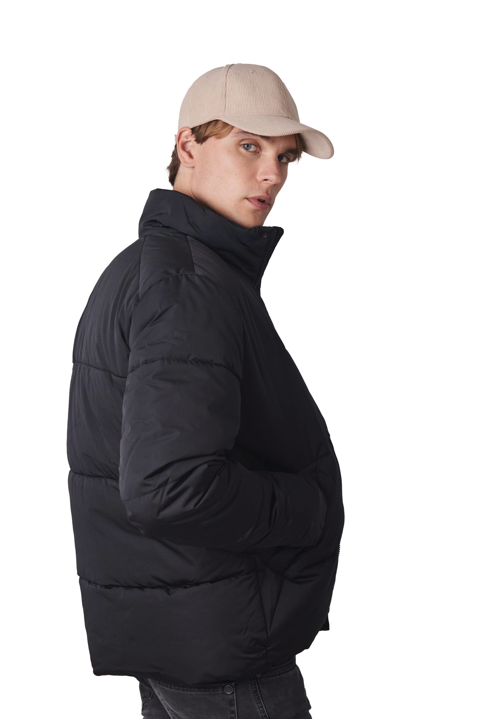Casquette en velours - 6 panneaux