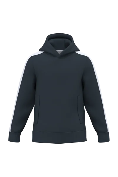 Sweat-shirt à capuche teamwear bicolore enfant