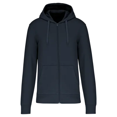 Sweat-shirt écoresponsable zippé à capuche homme