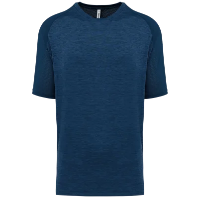 T-shirt de padel bicolore à manches raglan homme