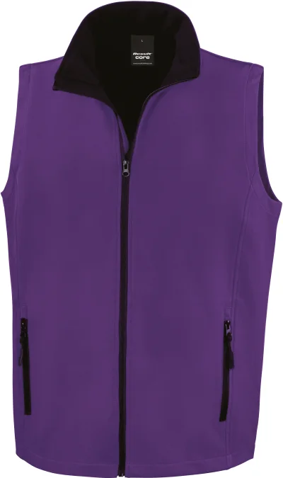 Bodywarmer Softshell Homme Printable