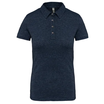 Polo jersey manches courtes femme