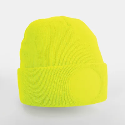 Bonnet à patch rond